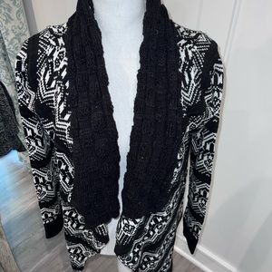 NWT The Limited Black & White Sweater